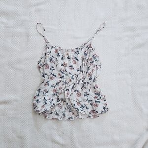 Full Tilt Floral Camisole in White, Pink And Blue